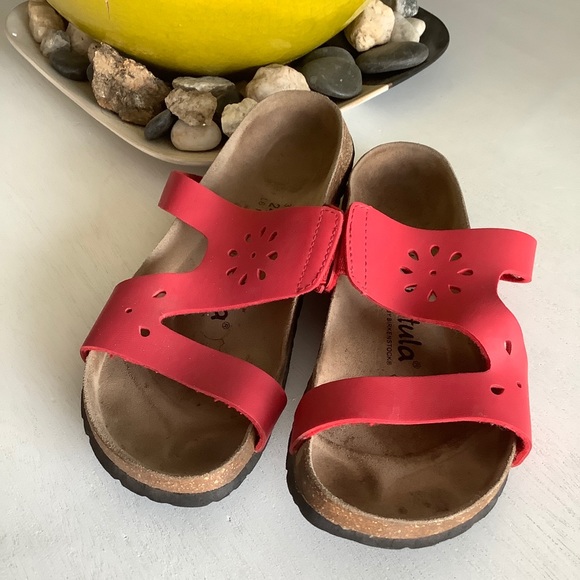 Birkenstock Shoes - Betula Birkenstock Zara Sandal Flower Cutout Coral
